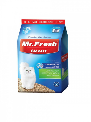 Наполнитель Для Кошек Длинношерстных Mr.Fresh 9л.