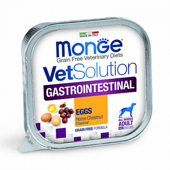 Корм Для Собак Влажный MONGE VetSolution Gastrointestinal Заболевания ЖКТ 150 г